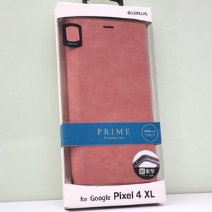 Google Pixel 4 XL 用 LEPLUS 手帳型ケース PRIME 薄型 PUレザーフラップケース 耐衝撃ソフトケース ピンク 未開封品 ピクセル4XLケース