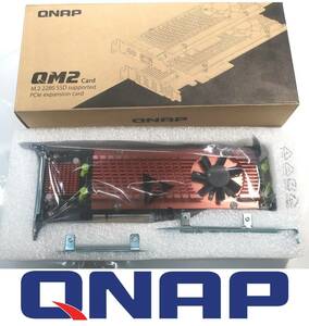 ■未使用品■QNAP QM2-4P-384 QM2 M.2 NVMe SSD PCIeカード NAS