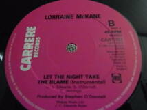 UK12' Lorraine McKane/Let The Night Take The Blame-Extended Mix_画像4