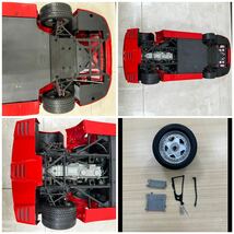 ジャンク POCHER ポケール 1/8 Ferrari フェラーリ F40 赤 ミニカー 模型 イタリア製_画像10