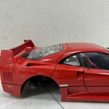 ジャンク POCHER ポケール 1/8 Ferrari フェラーリ F40 赤 ミニカー 模型 イタリア製_画像6