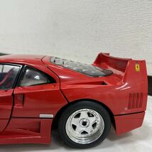 ジャンク POCHER ポケール 1/8 Ferrari フェラーリ F40 赤 ミニカー 模型 イタリア製_画像3