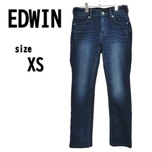 [XS]EDWIN Edwin женский толстый джинсы зима предмет обтягивающий 