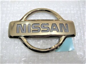 ★希少 旧日産マーク ニッサンマーク 日産純正 52×75 81F 65890-81F00 旧マーク ロゴ 取付車種 ゴールドエンブレム 新品 1点 旧車2