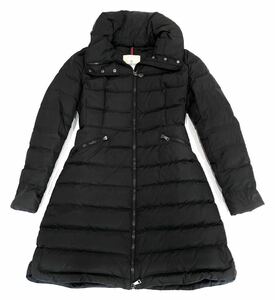 国内正規品 MONCLER モンクレール FLAMMETTEフラメッテ ダウンコート A20934993105 54155 サイズ0レディース ブラック フード付き