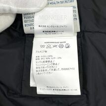 国内正規品 MONCLER モンクレール FLAMMETTEフラメッテ ダウンコート A20934993105 54155 サイズ0レディース ブラック フード付き_画像7