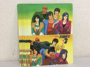 シティーハンター　CITY HUNTER　下敷き　未使用　10枚セット　日本テレビ　1991　世界陸上　非売品　当時物　レトロ　　　　A2M2