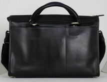 GHURKA No.5 bag グルカ EXAMINER エグザミナー 黒 ナンバー5 ブリーフケース ビジネス レザー ショルダー バッグ AG刻印 b7370_画像5