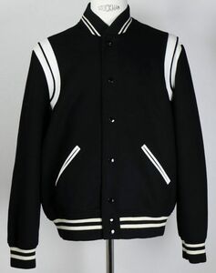 SAINT LAURENT PARIS TEDDY JACKET BLACK 54 サンローランパリ テディ ジャケット スタジャン b7455