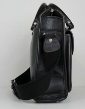 GHURKA No.5 bag グルカ EXAMINER エグザミナー 黒 ナンバー5 ブリーフケース ビジネス レザー ショルダー バッグ AG刻印 b7370_画像6