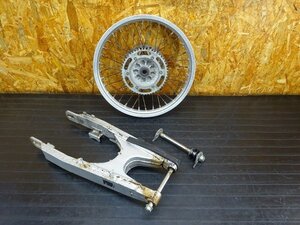 【231224】KDX125SR(DX125A-031)◇ リア足回りセット リアホイール 18×1.85 アクスルシャフト スイングアーム 【A5 ※検索:200 220 250