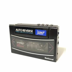 National ナショナル jump RQ-JA100 ポータブルカセットプレーヤー ブラックRP-BP101 バッテリー　カセット レア レトロ