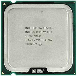 ★中古動作品★Intel Core 2 Duo CPU E8500 SLB9K 3.16GHz/ 6M/ 1333★送料無料★初期保障あり