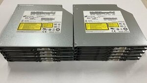 送料無料★10個組 HLDS 9.5mm厚 SATA接続 内蔵型 ウルトラスリム DVDスーパーマルチドライブ GUD0N ベゼル無【動作品】