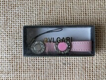 ☆　ブルガリ　キーホルダー　ストラップ　ピンク　BVLGARI　未使用品　☆_画像1