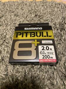 新品　シマノ SHIMANO PITBULL 8+ (ピットブル) トレーサブルピンク 2号 200m 
