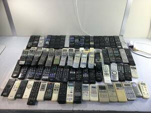 【487】リモコン 88本セット 中古品 TOSHIBA Panasonic SHARP HITACHI marantz Victor pioneer等