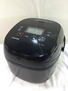 【484】中古 TOSHIBA 東芝 真空IHジャー炊飯器 RC-10VRT 23年製 1.0L グランブラック 炎匠炊き