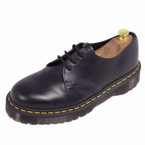 美品 ドクターマーチン Dr.Martens レザーシューズ 21084 3ボール カーフレザー 革靴 メンズ UK8(27cm相当) ブラック cg12do-rm05e26502の画像1