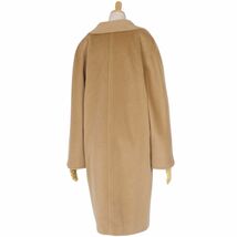 マックスマーラ Max Mara コート 白タグ ロングコート オーバーサイズ ウール カシミヤ アウター レディース JI38 茶 cg12ot-rm04f08012_画像6