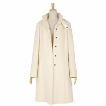 極美品 マックスマーラ Max Mara WEEKEND コート ロングコート スタンドカラー ウール 無地 アウター レディース JI42 cg12me-rm05f07838_画像4