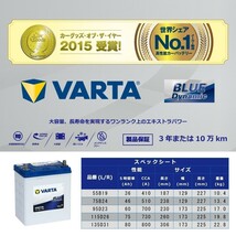 VARTA 95D23R BLUE DYNAMIC 国産車用バッテリー_画像2