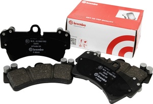 brembo brake pad black left right set MERCEDES BENZ R199 199376 - front P50 078