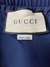 【 1円スタート！極美品 】GUCCI グッチ ウェブストライプ ナイロンジャケット ウインドブレーカー パーカー パンツ ジャージ セットアップ_画像6