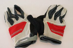 ▽SHIMANO Shimano Перчатки с полным пальцем размера S Красота