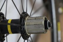 ○MAVIC マビック COSMIC PRO CARBON Exalith シマノフリー 11s対応 クリンチャー カーボンホイールセット 簡易補修品_画像4