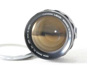 [良品☆最高に明るい大口径] Canon (キヤノン) 50mm F0.95 Canon 7用 ドリームレンズ 整備済 [保証](51961)