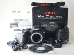 [訳あり] PENTAX (ペンタックス) K-m / smc DAL 18-55mm F3.5-5.6 AL 元箱付（52574）