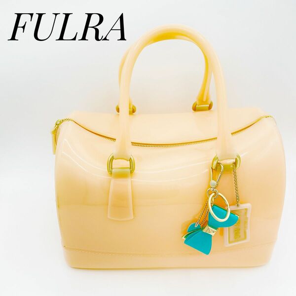 FURLA フルラ　キャンディバッグ　ビニールバッグ　ボストンバッグ