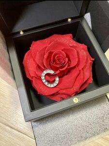  diamond rose rose guarantee Lee preserved flower initial 