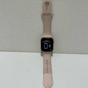 【AMT-7966】1円～ Apple Watch アップルウォッチ SERIES6 シリーズ6 WR-50M 40MM スマートウォッチ ピンク系 ファッション 通電確認のみ