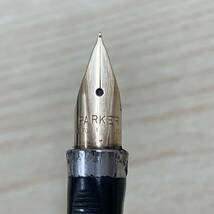 【N-17153】１円スタート PARKER 万年筆 ペン先 14K ゴールド ペン MADE IN USA 筆記未確認 中古品 保管品_画像6