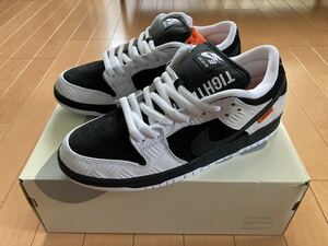 【TIGHTBOOTH×Nike】SB Dunk Low Pro QS Black&White US10 28.0cm タイトブース×ナイキ　ダンク ロー プロ ブラック&ホワイト