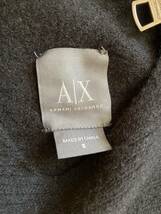 【送料無料】中古 A/X ARMANI EXCHANGE アルマーニエクスチェンジ ニット セーター 肩ジップ ブラック サイズS_画像3