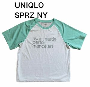 【送料無料】UNIQLO ユニクロ SPRZ NY プリント 半袖Tシャツ