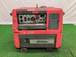 帯広発☆新ダイワ工業！防音型エンジン発電機兼用溶接機！型式　EGW181MS！始動OK！現状！※引取り限定