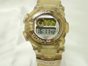 128[T]CASIOカシオ/G-SHOCK/DW-9901WC/メンズ腕時計/フロッグマン/WCCS 世界サンゴ礁保護協会/デジタル