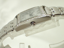 151[T]未使用♪Lunageルナージュ/ダイヤモンド 0.65ct レディース腕時計/シルバーカラー/ソーラーウォッチ_画像5
