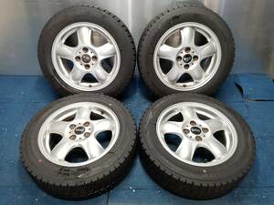 ★8.5-9分山★20年製★ ダンロップWINTER MAXX WM02 175/65R15　BMW MINI純正 15×5.5J +45 4H-100 4本セット スタッドレス　A1373