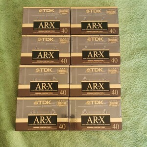 カセットテープ TDK AR-X 40 8本 AR-X 40M 未開封