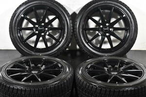 ☆HOTSTUFF ビアッソ BI-01 18インチ☆PCD112 7.5J +51☆ダンロップ ウィンターマックス WM02☆225/50R18☆MINI F60 クロスオーバー☆