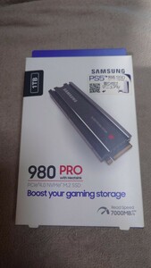 M.2 SSD 1TB Samsung 980 PRO ヒートシンクモデル PS5 公式推奨製品 SONY PlayStation 5