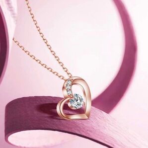 クリスマスプレゼント レディース ネックレス ハート かわいい ネックレス ジルコニア アクセサリー