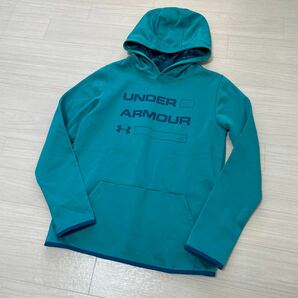 アンダーアーマー UNDER ARMOUR キッズ 子供 ジュニア フードパーカー サイズYXL 美品の画像1