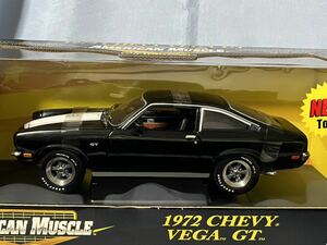  unopened Ertl made CHEVY VEGA( Chevy Vega ) GT 1972 year black 1/18