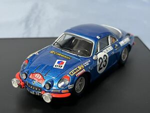 トロフュー製　　アルピーヌ ルノー A110 (#23) 1600S 1972年 モンテカルロ　　　　1/43